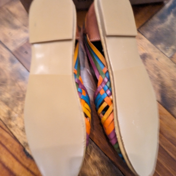 Macerena Collection Huarache~ Boho- Hippie ~ Mexican Colorful Leather Sandal - Picture 5 of 7